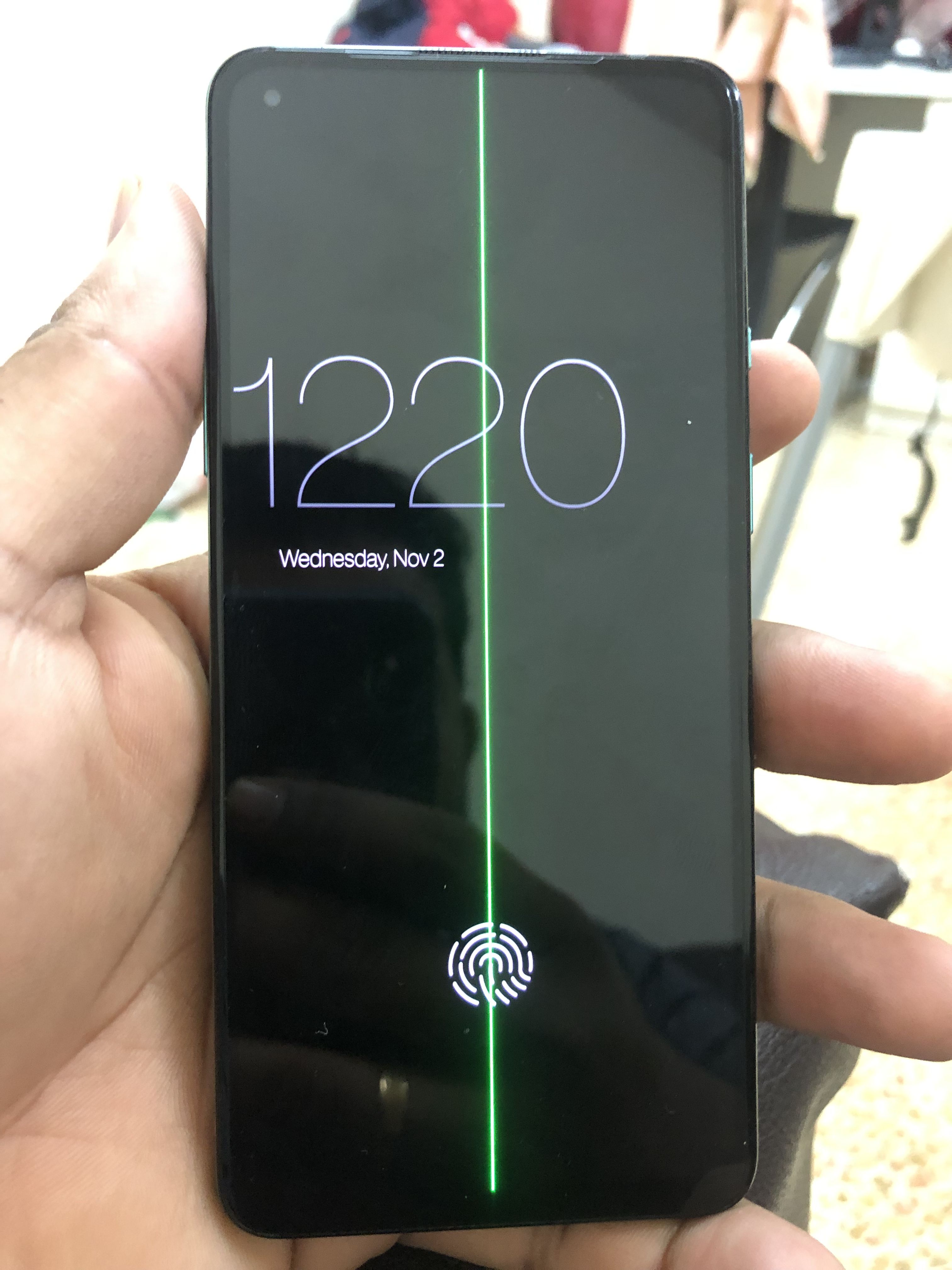 OnePlus 8T green line issues