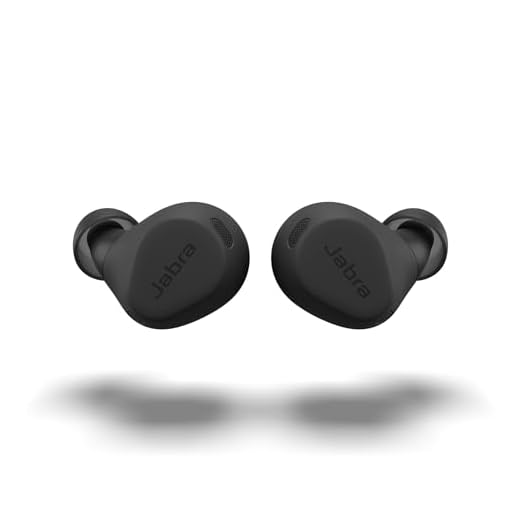 Jabra Elite 8 Active Wireless in-Ear Bluetooth Earbuds with Adaptive Hybrid Active Noise Cancellation and 6 Built-in Microphones, Water and Sweat Resistant - Black