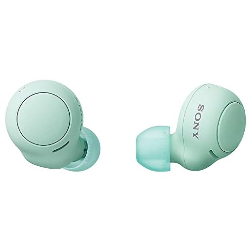 Sony WF-C500 Truly Wireless Bluetooth Earbuds with 20Hrs Battery, True Wireless in Ear Earbuds with Mic for Phone Calls, Quick Charge, Fast Pair, 360 Reality Audio, Upscale Music - DSEE - Green