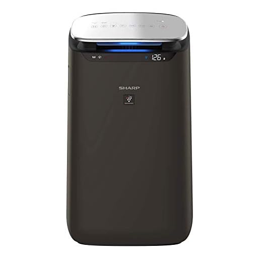 SHARP Air Purifier for Room & Office FP-J80M-H with Plasmacluster (Removes Bacteria, Virus, Odor, Mold, VOCs) I HEPA H14 & Carbon & Pre Filter| JAPAN TECHNOLOGY I Traps 99.97% Pollutants I 680 Sq. Ft.