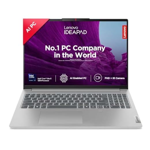 Lenovo IdeaPad Slim 5 Intel Core Ultra 5 125H 16" (40.64cm) WUXGA-IPS 300Nits Thin & Light Laptop (16GB/1TB SSD/Win 11/100%sRGB/Office 2021/Backlit KB/Alexa/3 month Game Pass/Grey/1.89Kg), 83DC0042IN