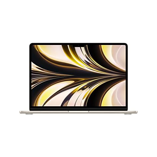 Apple 2022 MacBook Air Laptop with M2 chip: 34.46 cm (13.6-inch) Liquid Retina Display, 8GB RAM, 256GB SSD Storage, Backlit Keyboard, 1080p FaceTime HD Camera. Works with iPhone/iPad; Starlight