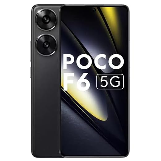 POCO F6 5G (Black, 256 GB) (8 GB RAM)