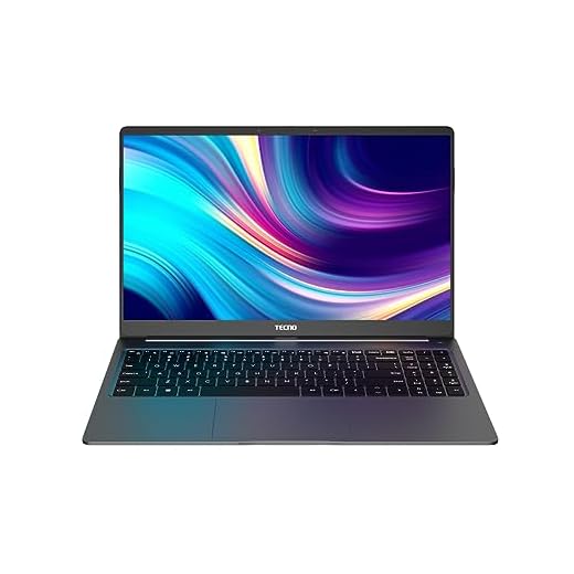 TECNO MEGABOOK T1, Intel Core 11th Gen i3 Processor (8GB RAM/ 512GB SSD Storage), 15.6-Inch (39.62 CM) Eye Comfort disply, (14.8mm Ultra Slim/ 70 Wh Large Battery/Windows 11/ Space Grey / 1.56 Kg)