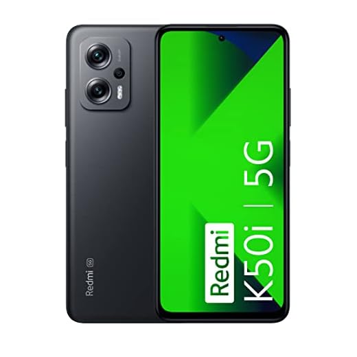 (Refurbished) Redmi K50i (Stealth Black, 6GB RAM, 128GB Storage)