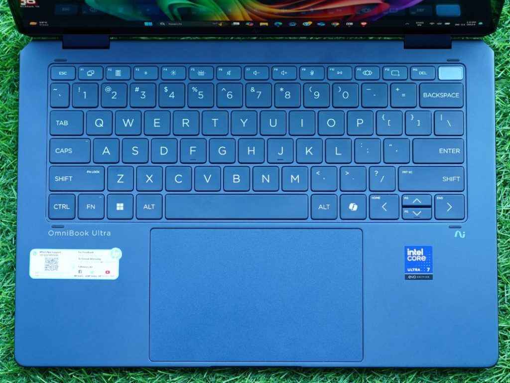 HP OmniBook Ultra 14 Review - Laptop Keyboard And Touchpad