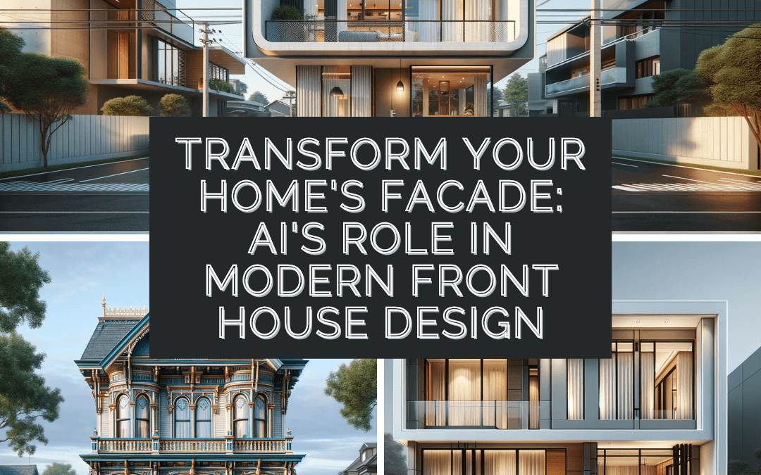 Transform Your Home’s Facade: AI’s Role in Modern Front House Design