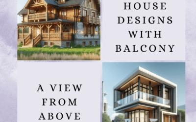 A View from Above: Front House Designs with Balcony