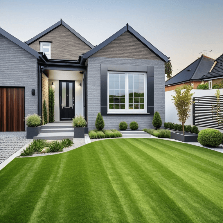 a front yard design