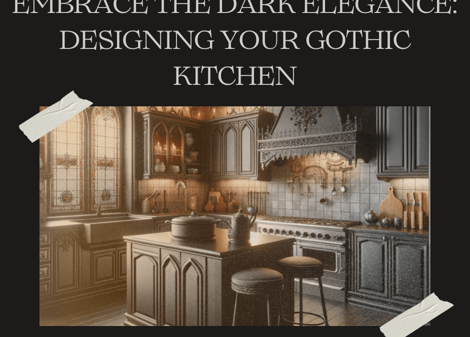 Embrace the Dark Elegance: Designing Your Gothic Kitchen