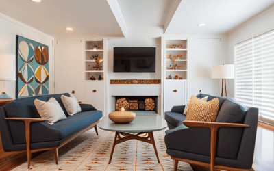 How to Design a Beautiful Mid Century Modern Living Room