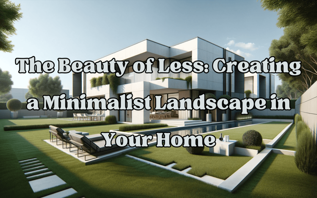 The Beauty of Less: Creating a Minimalist Landscape in Your Home