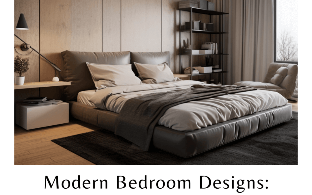 Modern Bedroom Designs: Merging Comfort with Cutting-Edge Aesthetics