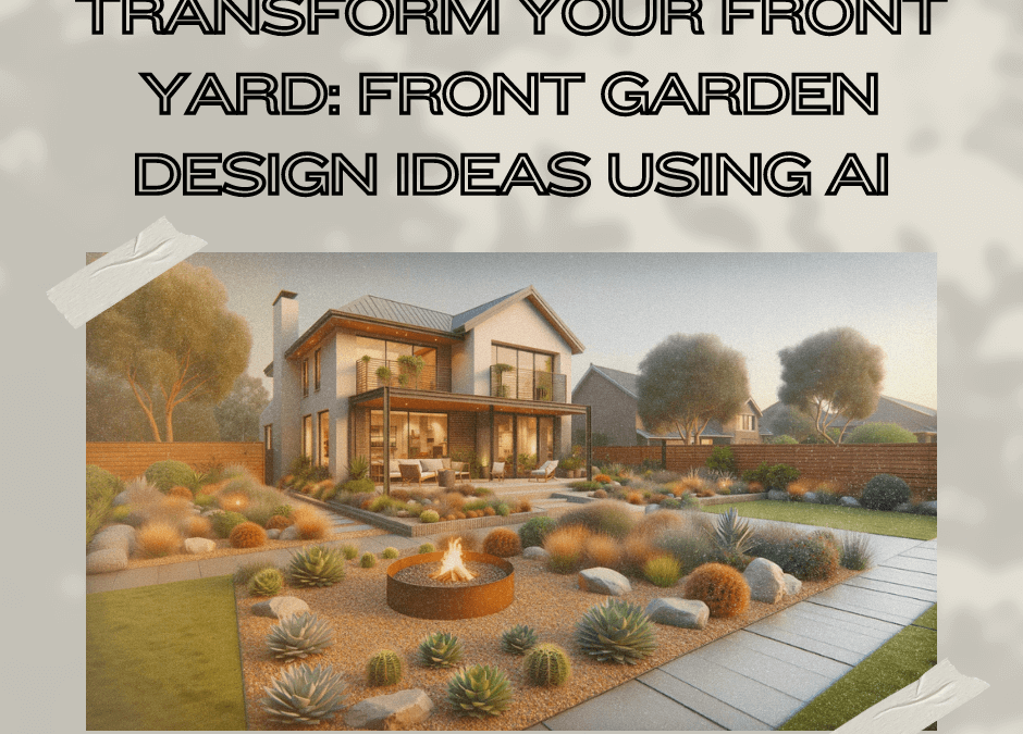 Transform Your Front Yard: Front Garden Design Ideas Using AI