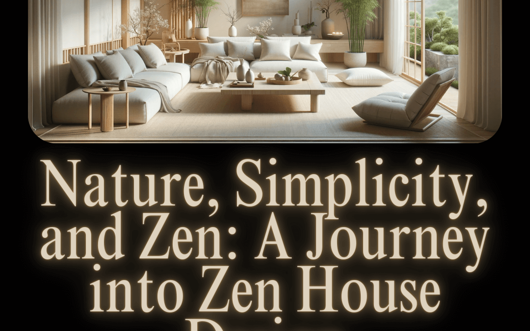 Nature, Simplicity, and Zen: A Journey into Zen House Design