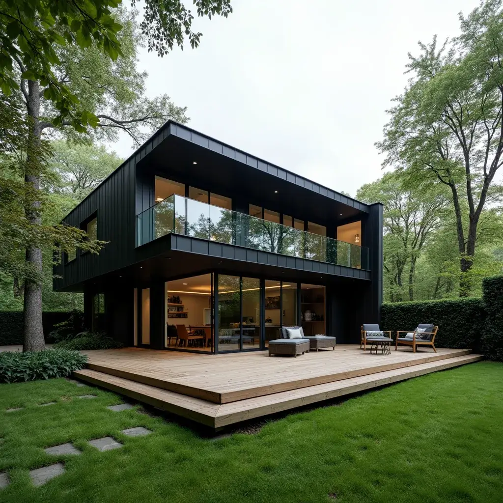 Stunning A-frame cabin with large glass windows